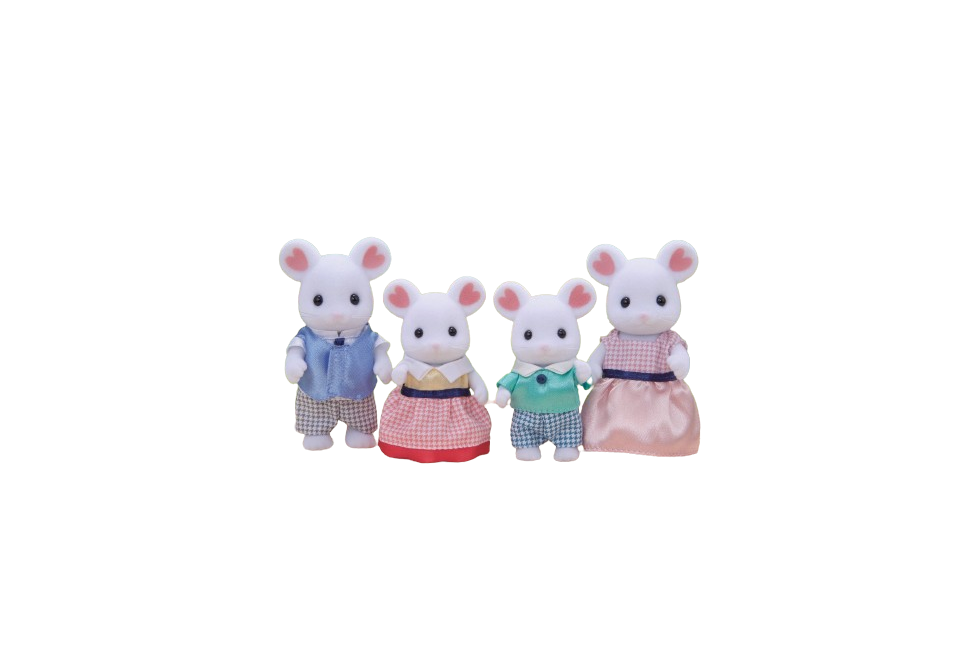 Sylvanian Families - Marshmallow Mouse Family (5308)