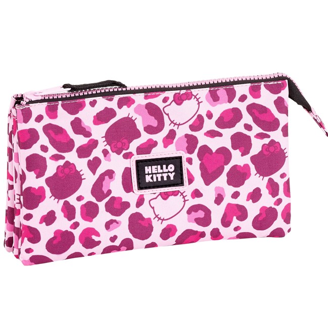 Hello Kitty Leopard case - 22 x 12 x 3 cm - Polyester