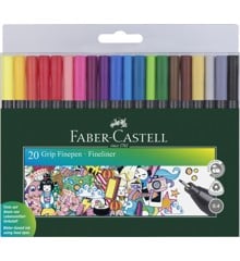 Faber-Castell - Grip Finepens, 20 stk