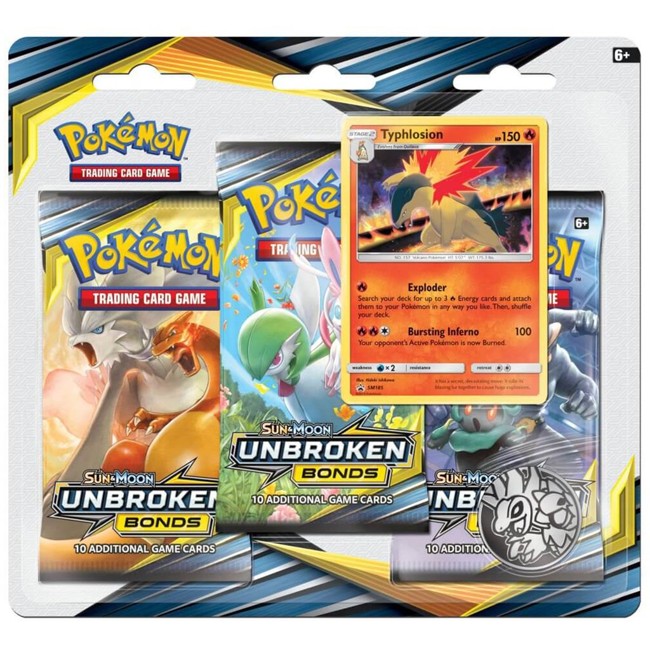 Pokémon - Sun & Moon 10 - Unbroken Bonds 3-Pak (POK80549)