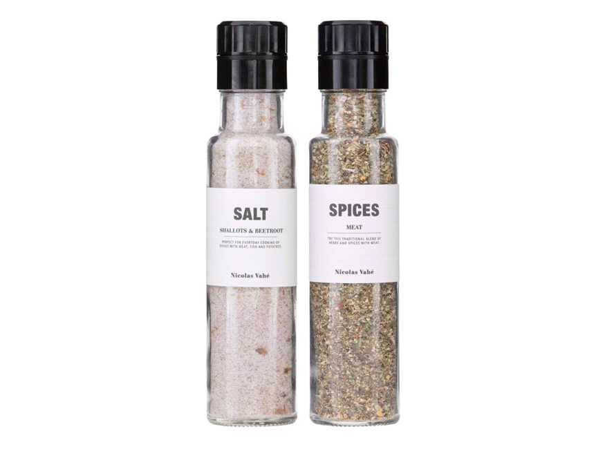Nicolas Vahé - Salt Med Skalotteløg & Rødbede - Krydderiblanding Til Kød