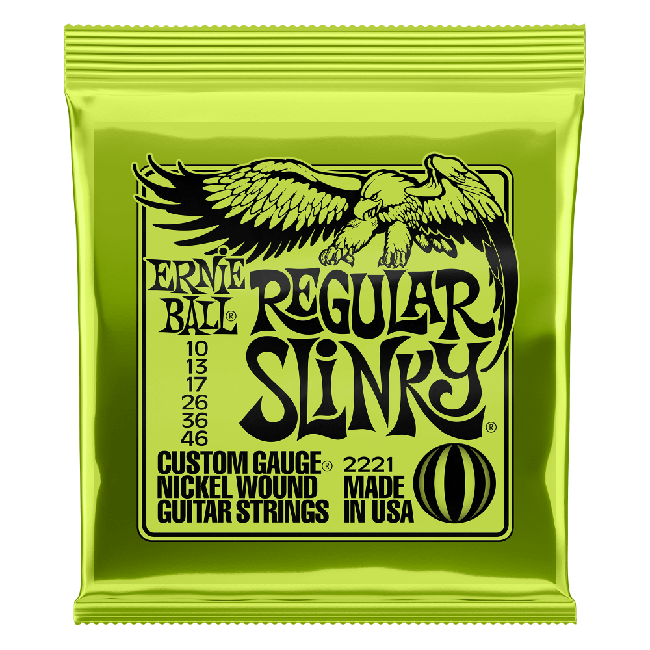 Ernie Ball - Regular Slinky - Strenge Sæt Til Elektrisk Guitar (010-046)