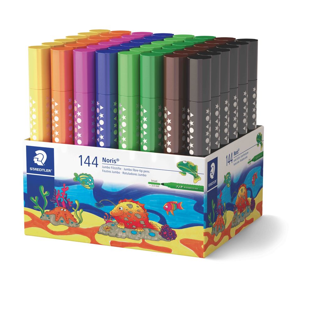 Buy Staedtler - Noris Club Jumbo Colouring Markers Set, 48 Pcs. (328-B KP48)