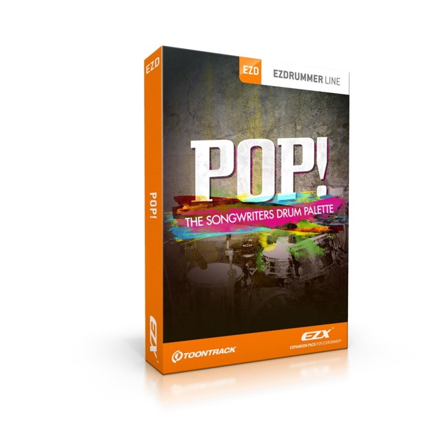 Toontrack - EZX POP! - Expansion Pack For EZdrummer (DOWNLOAD)