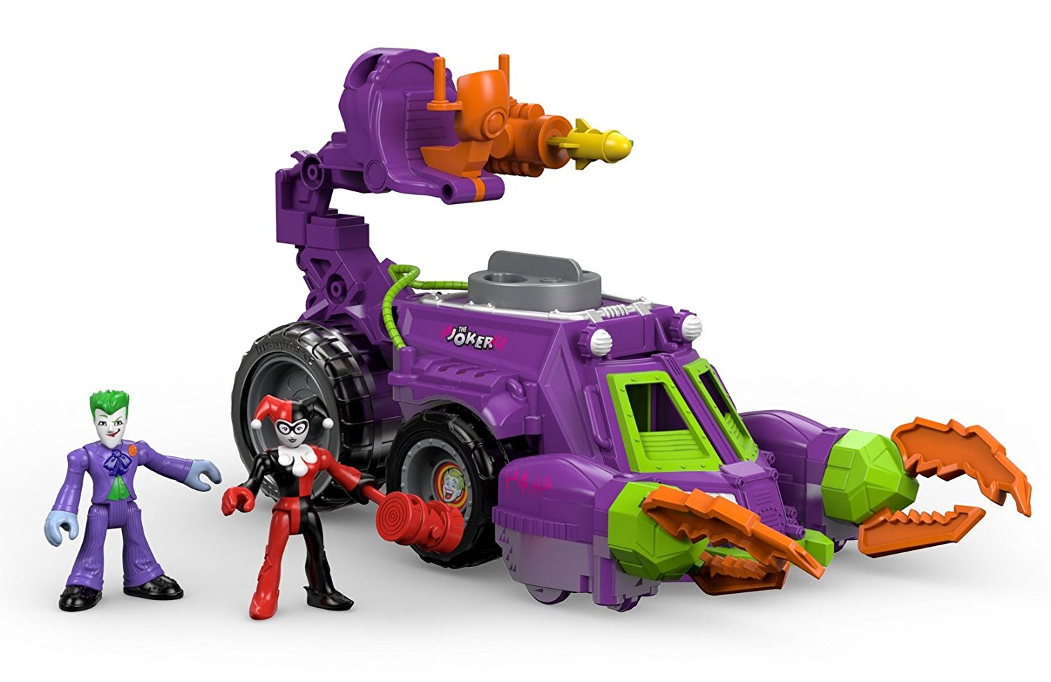 joker imaginext car