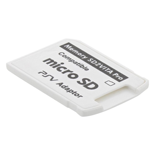 ZedLabz SD 2 Vita V5.0 memory card adapter for Sony PS Vita 3.6 HENKAKU firmware - white