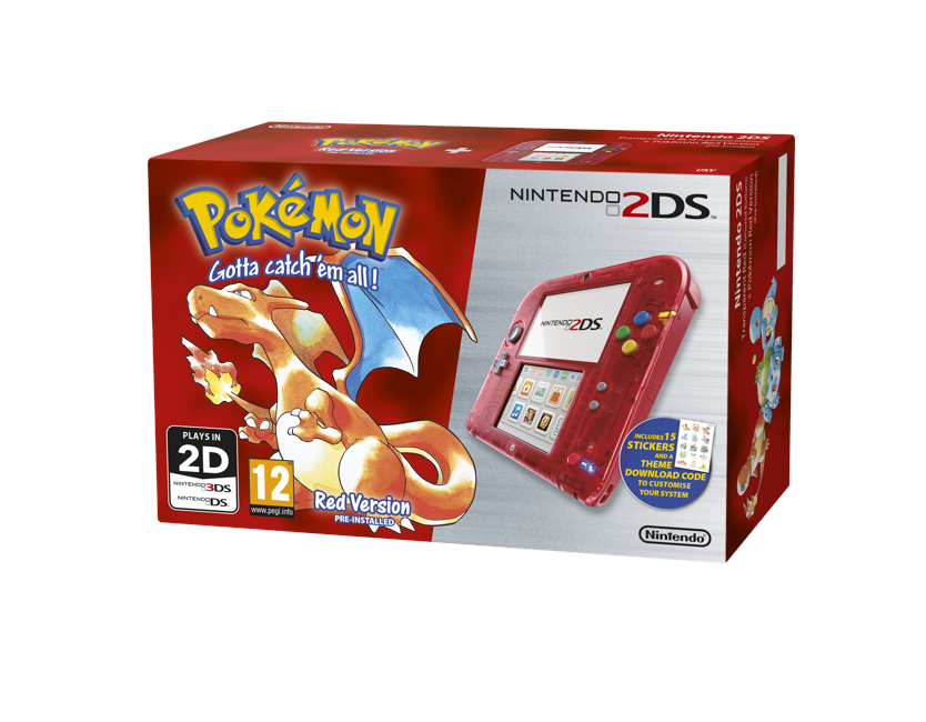 Nintendo 2DS Console Special Edition - Pokémon Red Edition