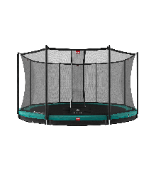 BERG - InGround Favorit 430 Trampoline + Comfort Safety Net - Green (35.14.09.02)