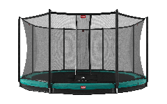 BERG - InGround Favorit 430 Trampoline + Comfort Safety Net - Green (35.14.09.02)