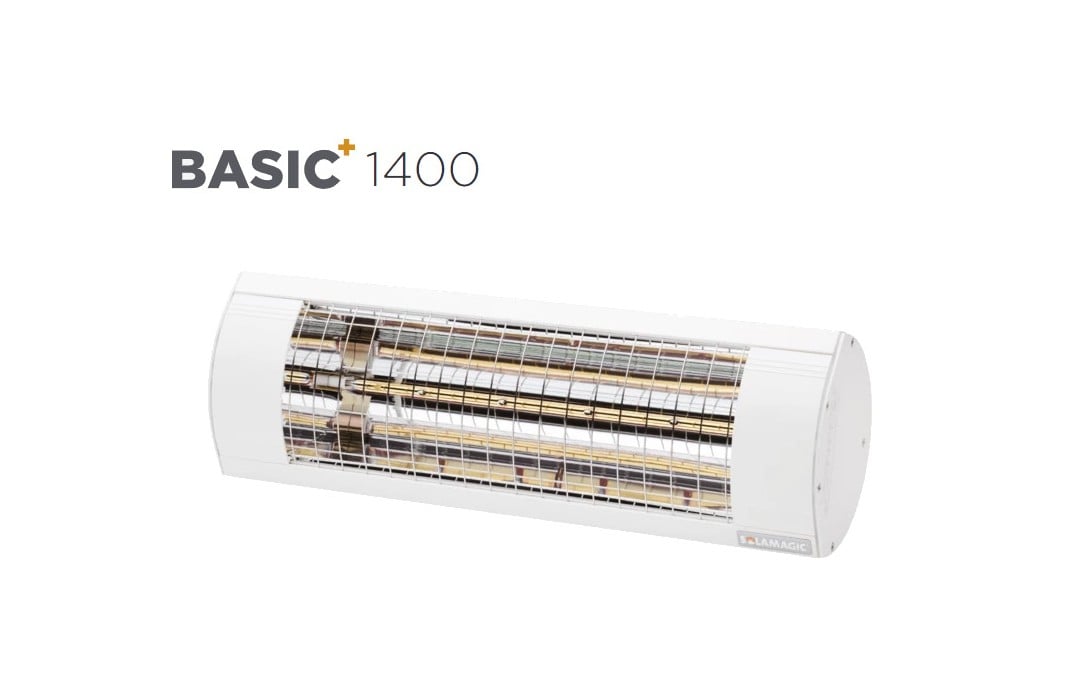 Solamagic - 1400 BASIC+  Patio Heater  - White