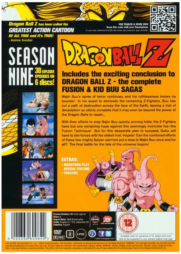 Køb Dragon Ball Z: Complete Season 9 - DVD
