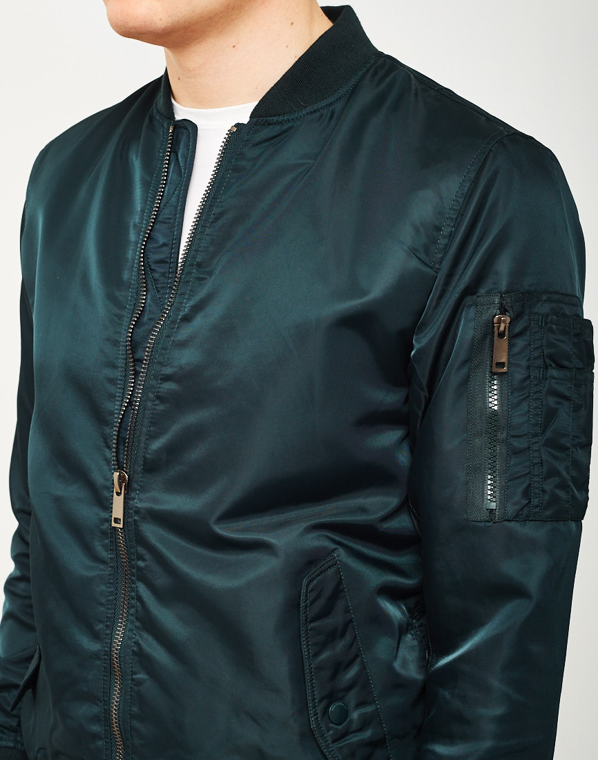 teal bomber jacket mens