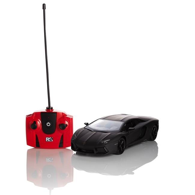 Buy RW RC Lamborghini Aventador Remote Control Car 1:24 Black - 124LBB