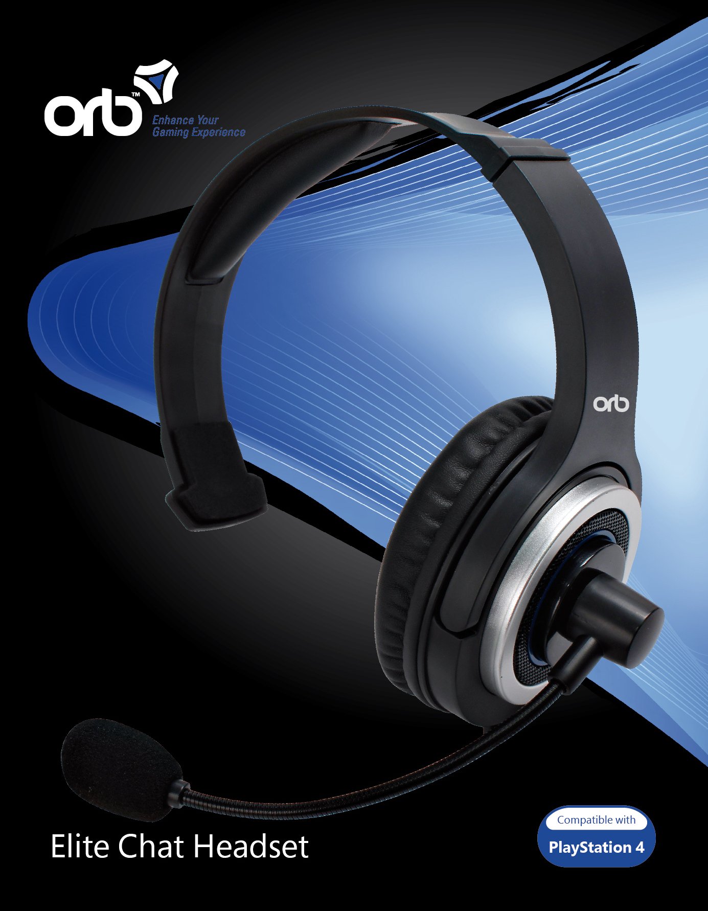 Playstation 4 - Elite Chat Headset (ORB) - Elektronikk