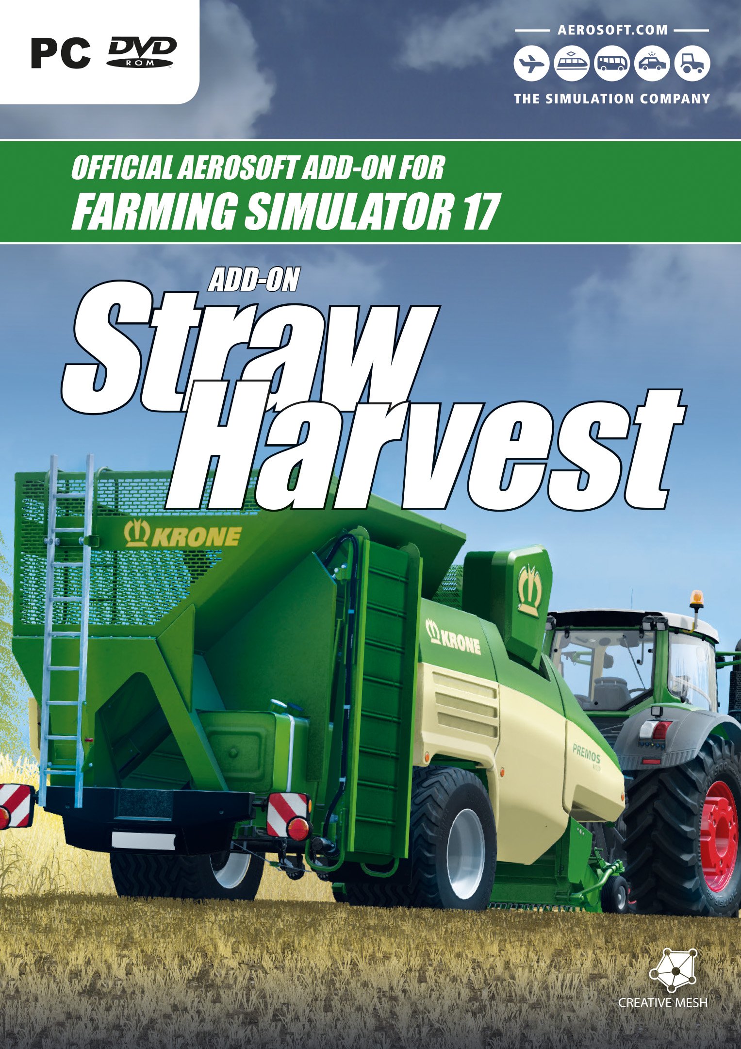 how to make straw on Farming Simulator 14