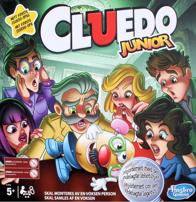 Hasbro Gaming - Cluedo Junior (DK/NO) (C1293189)