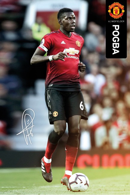 Manchester United Paul Pogba 18/19 Maxi Poster