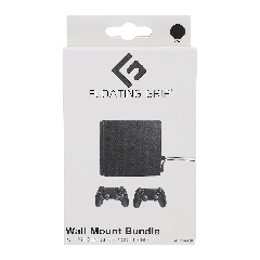 FLOATING GRIP® beslag til PlayStation 4 Slim konsol og controllers, Sort