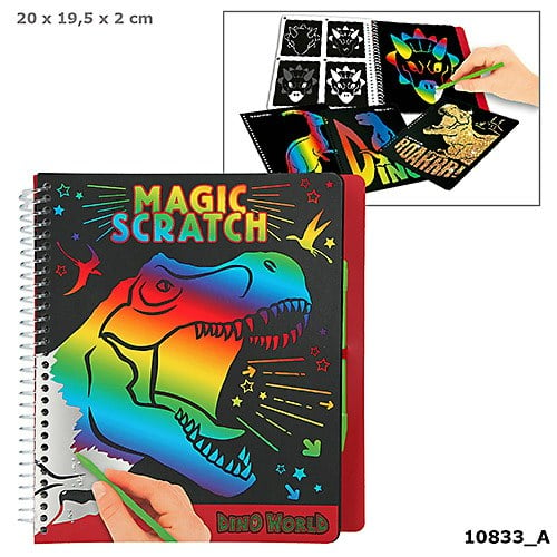 Dino World - Magic Scratch Book