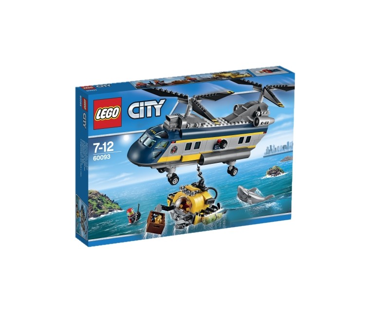 LEGO City - Transporthelikopter med ubåt (60093)
