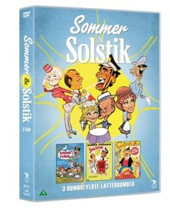 Sommer Og Solstik - 3 DVD - Indeholder 3 Dirch Passer film - Sommer i Tyrol - Solstik samt Solstik på badehotellet