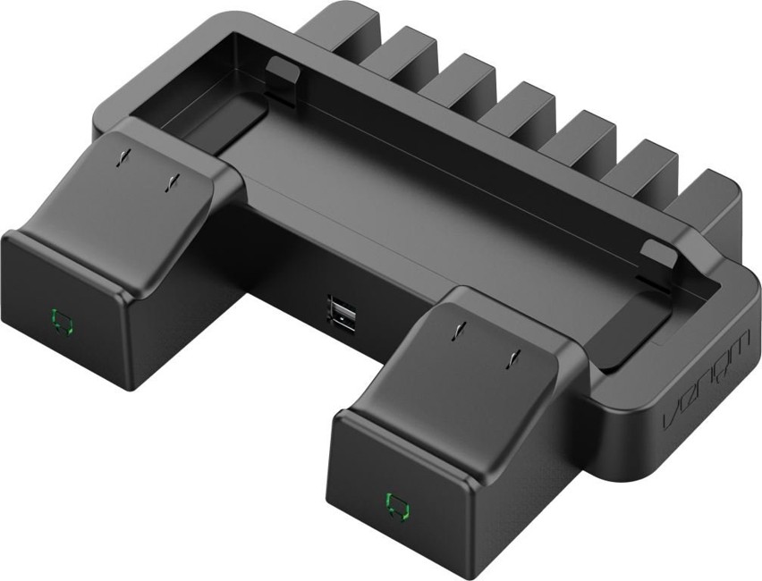 Venom Xbox One Vertical Charging Stand with 2 x Rechargeable Battery Packs: Black