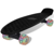 Sort retro skateboard med LED hjul thumbnail-1