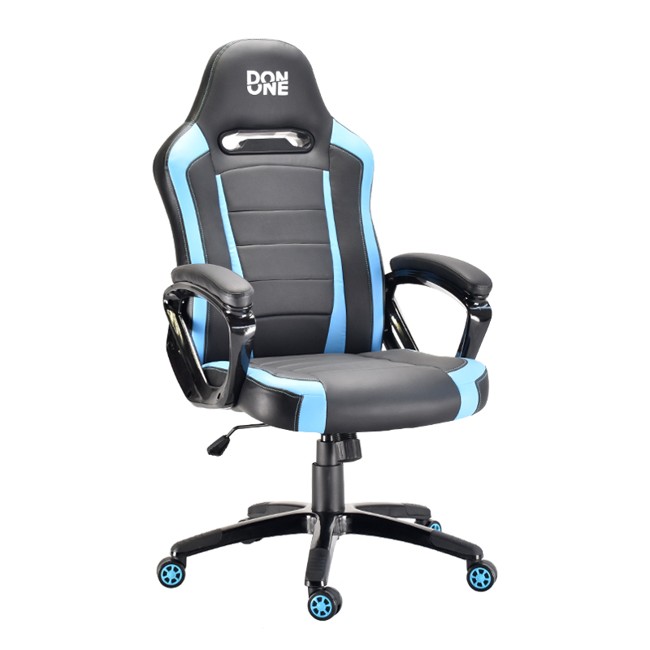 DON ONE - BELMONTE Gaming Stuhl - Schwarz / Blau
