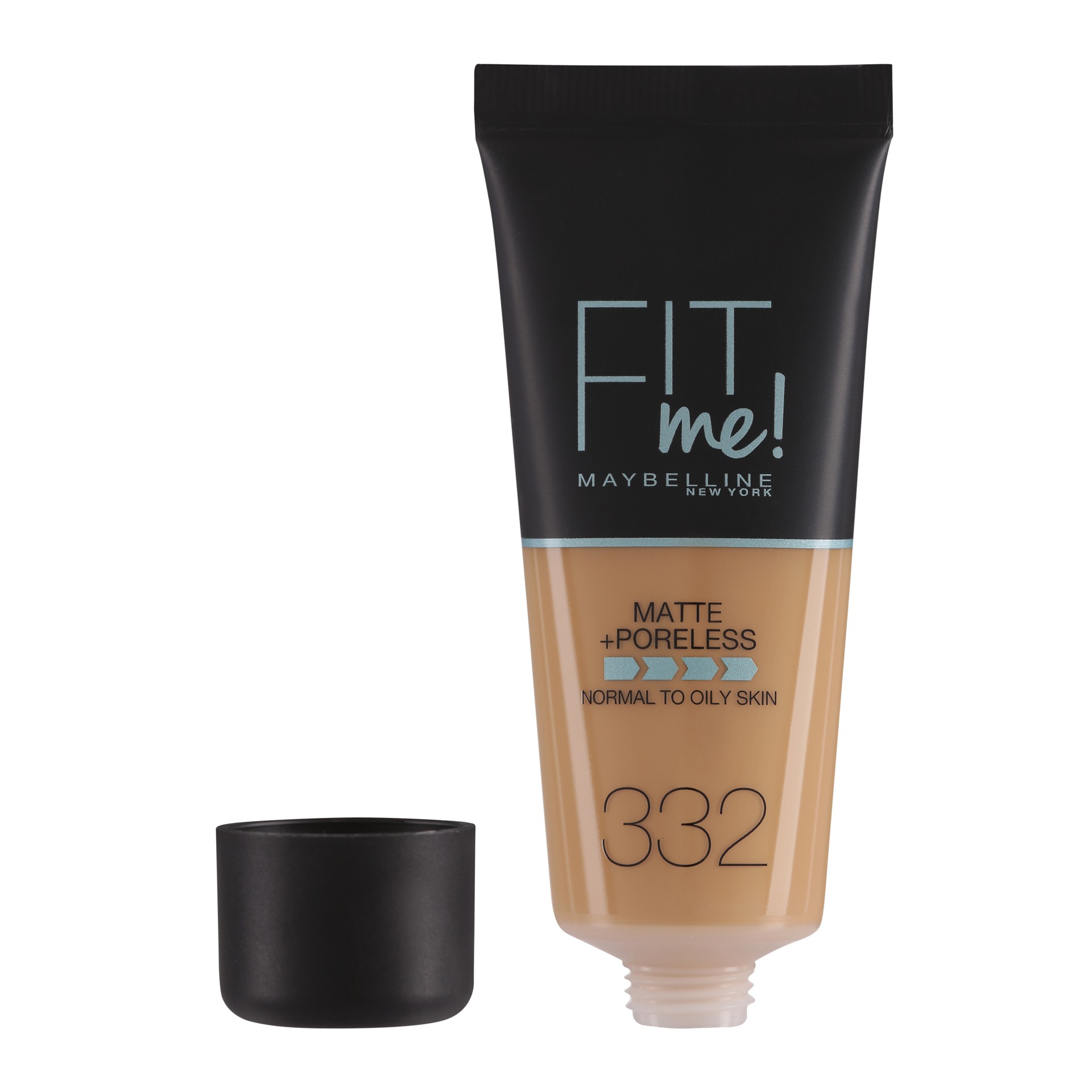 Køb Maybelline - Fit Me Matte + Poreless Foundation - 332 Golden Caramel