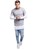 SikSilk Double Layered Ripped T-shirt Grey White thumbnail-2