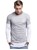 SikSilk Double Layered Ripped T-shirt Grey White thumbnail-1