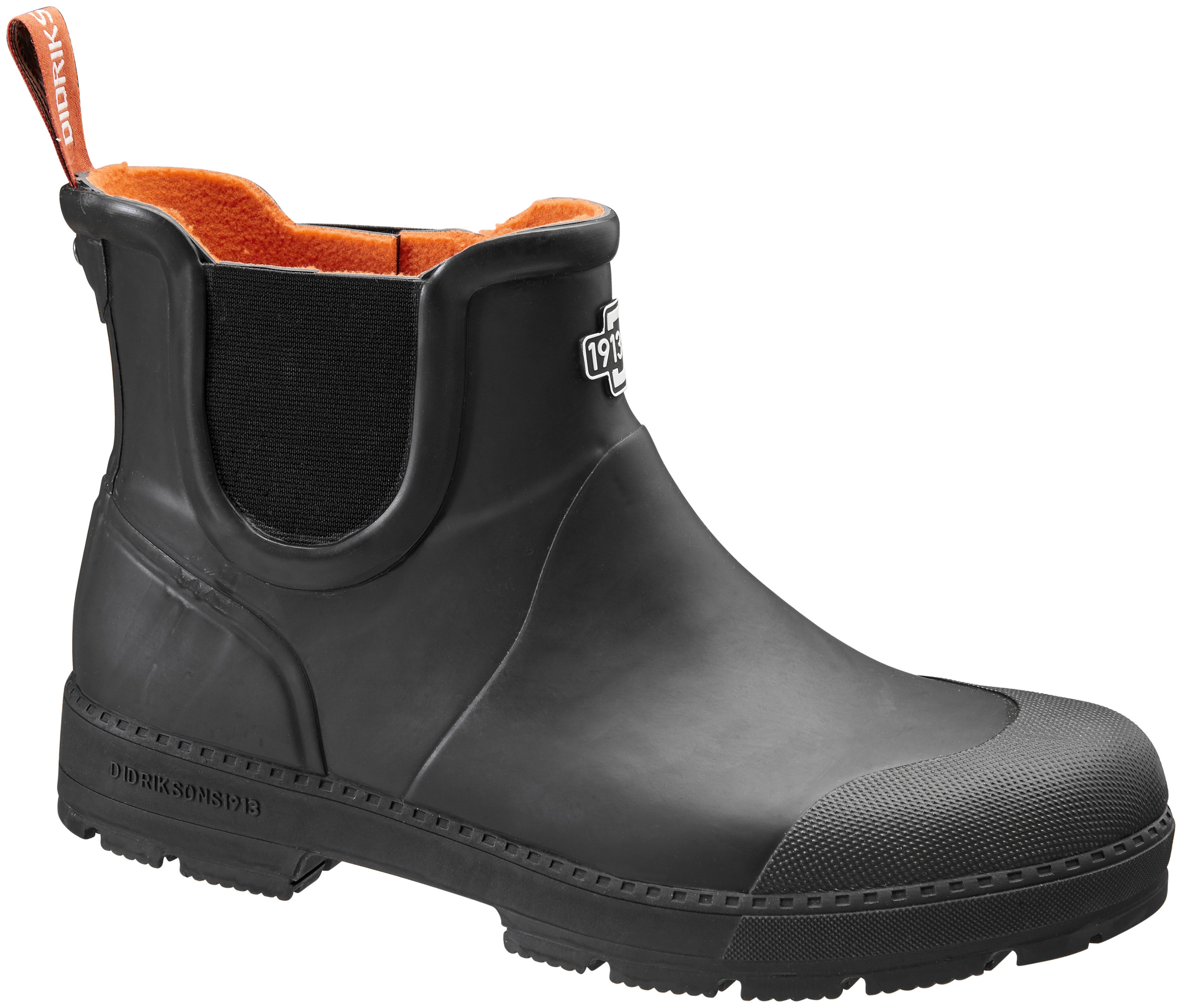 didriksons 1913 vinga rubber ankle boot in black