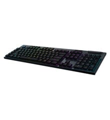 LOGITECH G915 LIGHTSPEED Wireless RGB Mechanical Gaming Keyboard – GL Clicky - CARBON - PAN - NORDIC