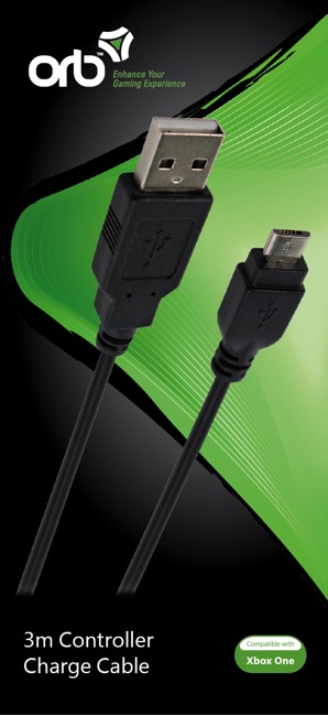 Xbox One - Controller Charge Cable 3m (ORB)