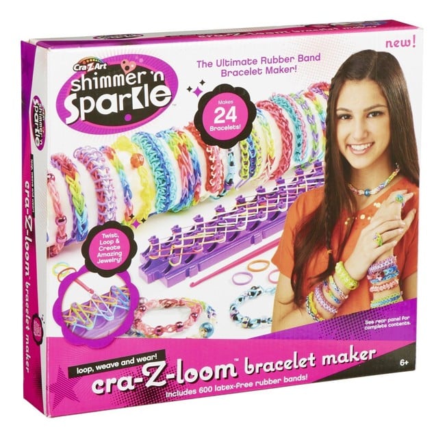 Crazart Shimmer 'n Sparkle Cra-z-loom Bracelet Maker