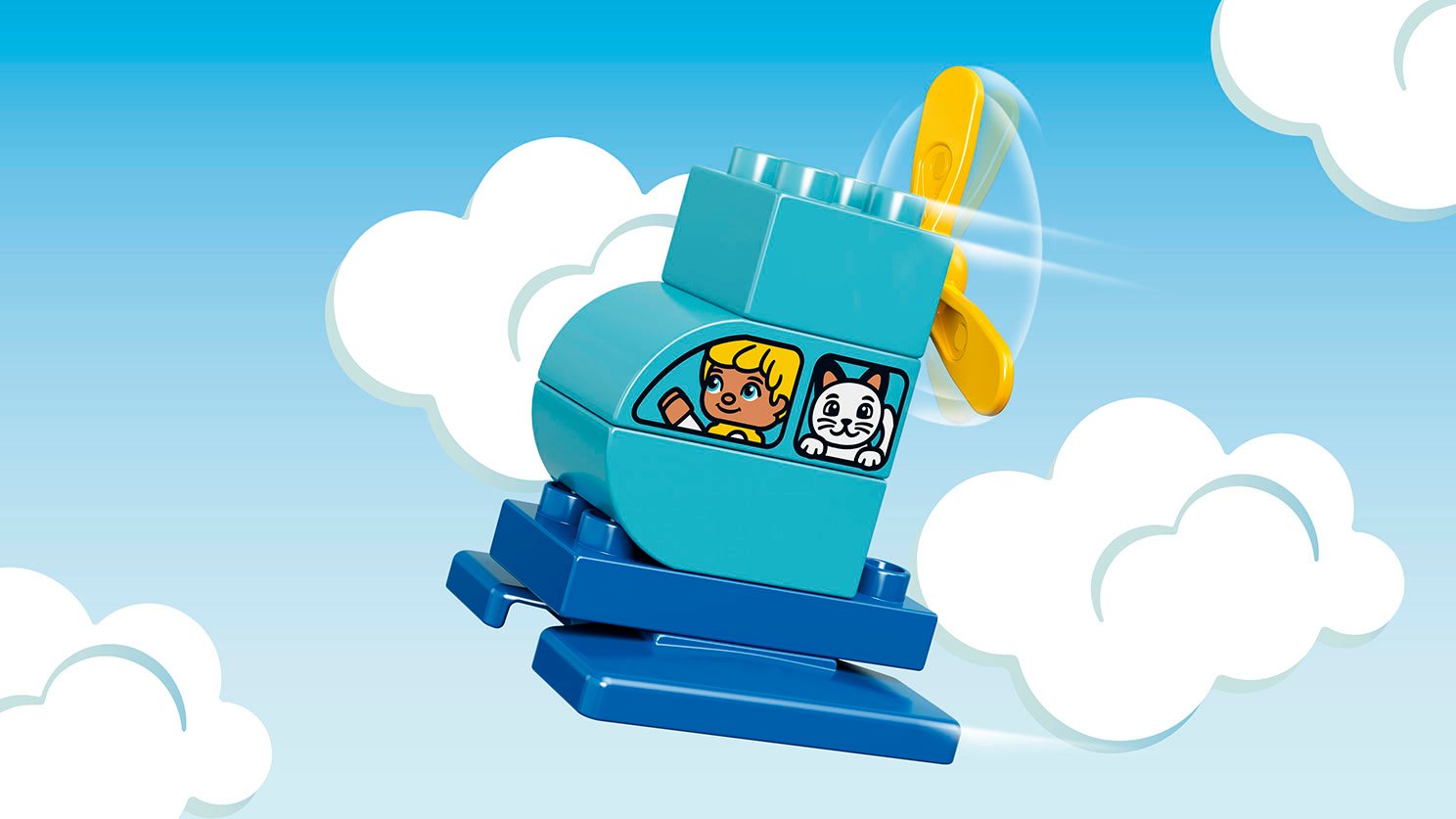 duplo blue plane