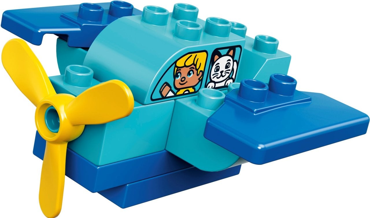 Billedhugger komfortabel Kollisionskursus Køb LEGO DUPLO - Mit Første Fly (Lego 10849)