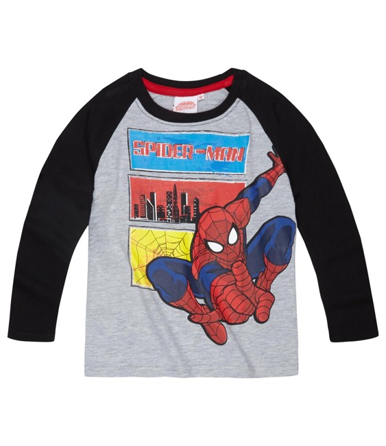 Spider-Man Long Sleeve T-Shirt grey