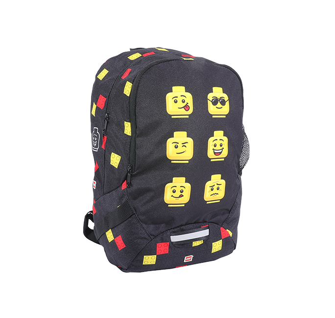 LEGO - School Backpack - Faces - Black (10048-2007)