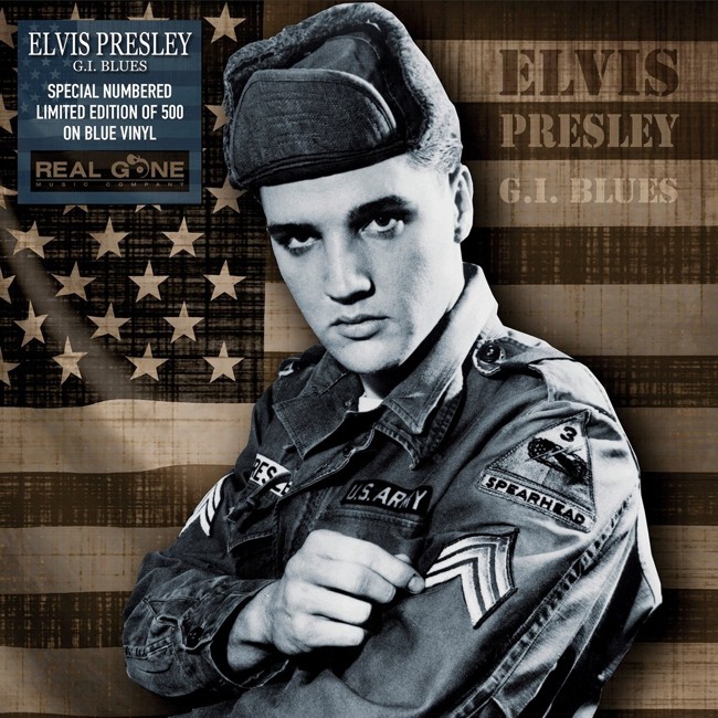 Elvis Presley ‎– G.I. Blues - Blue Vinyl