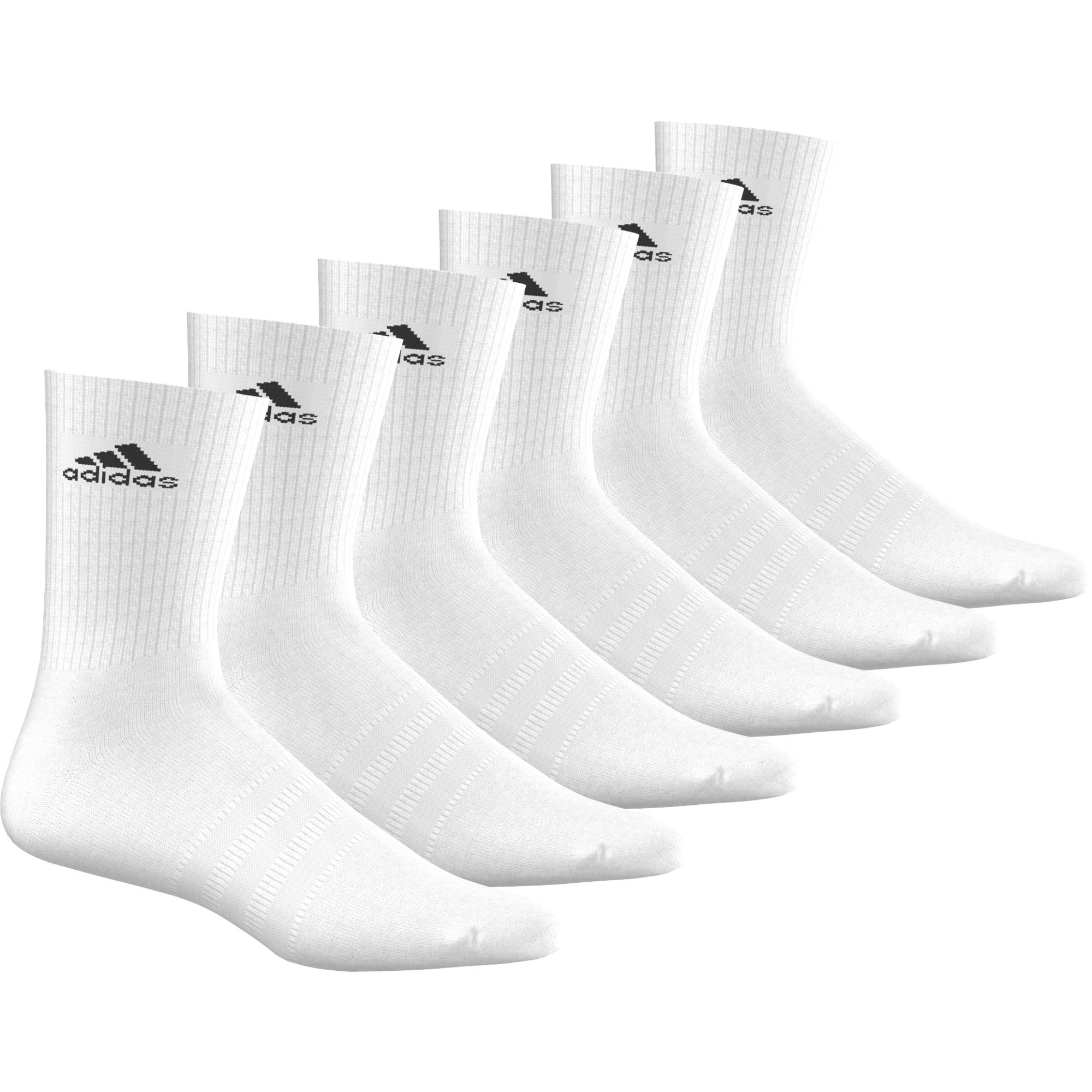 Tilføj til mønt Udfordring Køb Adidas '6-Pack Performence' Sokker - White