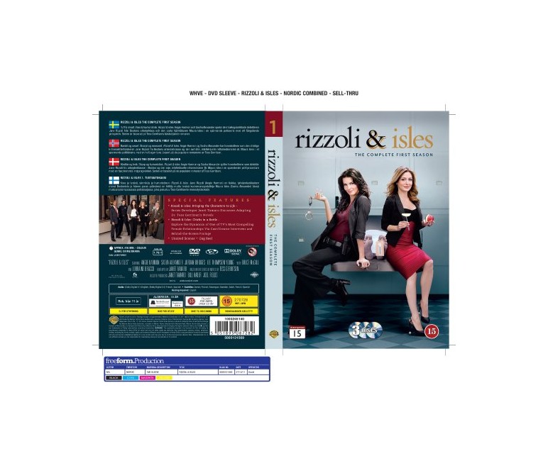 Rizzoli & Isles - Sæson 1 - DVD