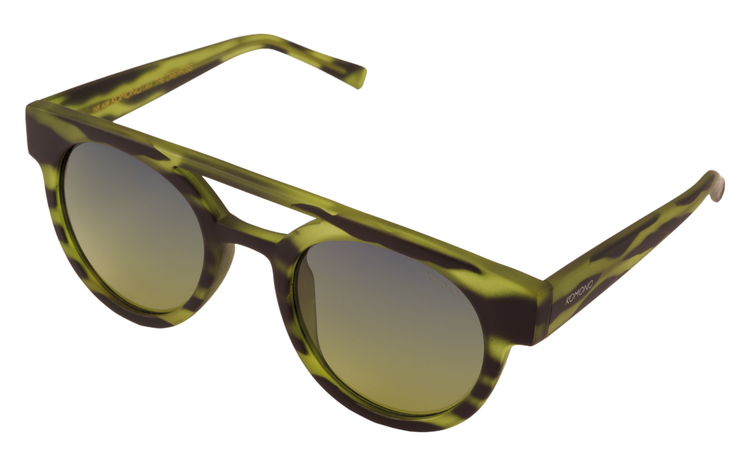 Komono 'Dreyfuss' Solbrille - Grøn Safari