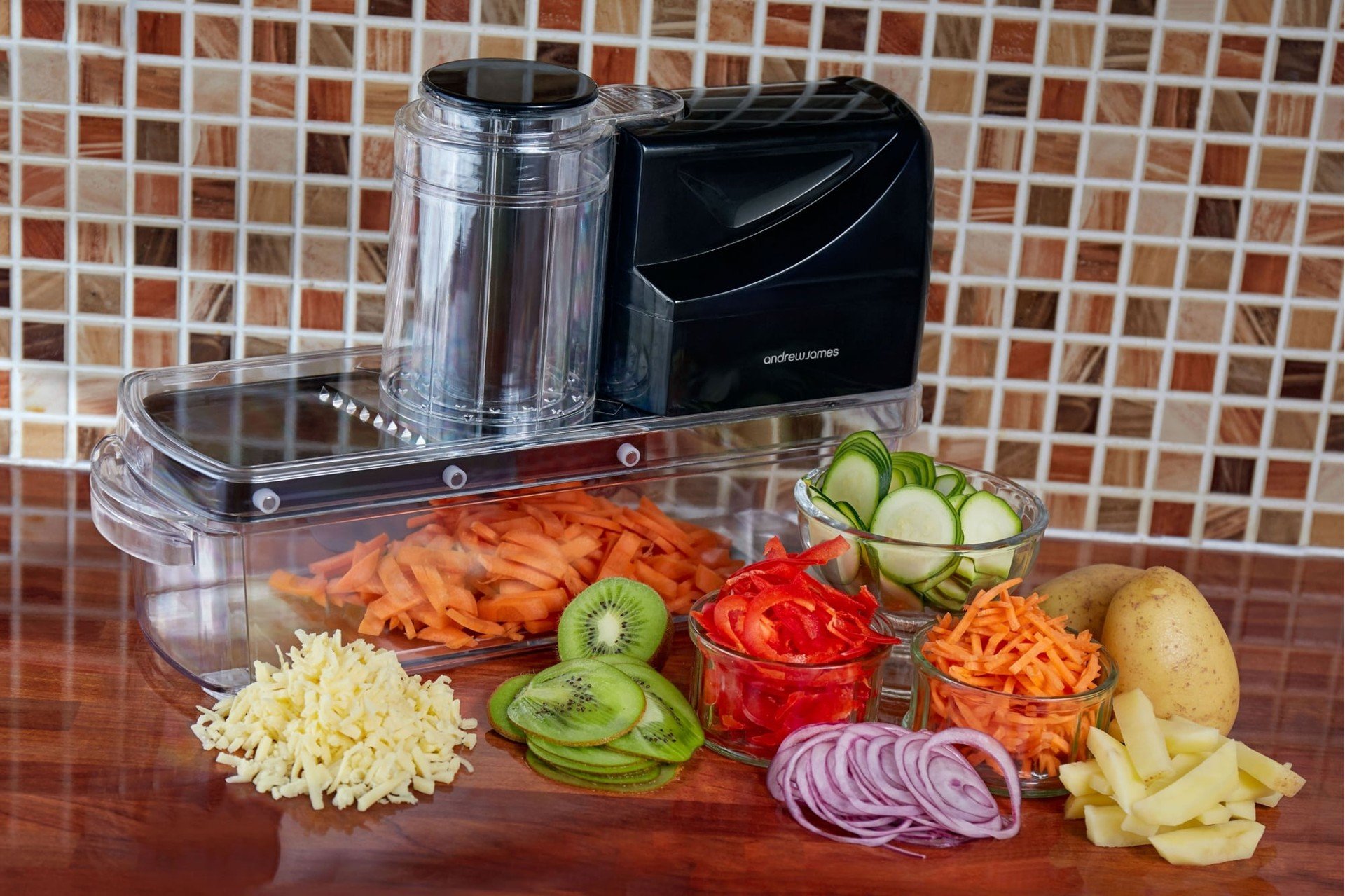 Kaupa Andrew James Electric Mandoline Fruit And Vegetable Slicer kaupa-andrew-james-electric-mandoline-fruit-and-vegetable-slicer