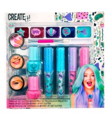CREATE IT! - Makeup Sæt - Glitter Havfrue 7 pk.