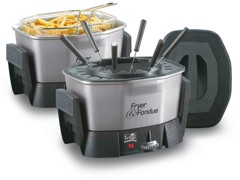 Fritel - FF 1400 Friture Fondue 2i1