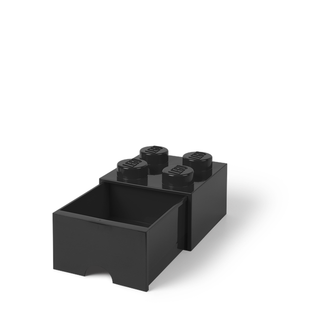 Room Copenhagen - LEGO Brick Skuffekasse ​4 - Sort
