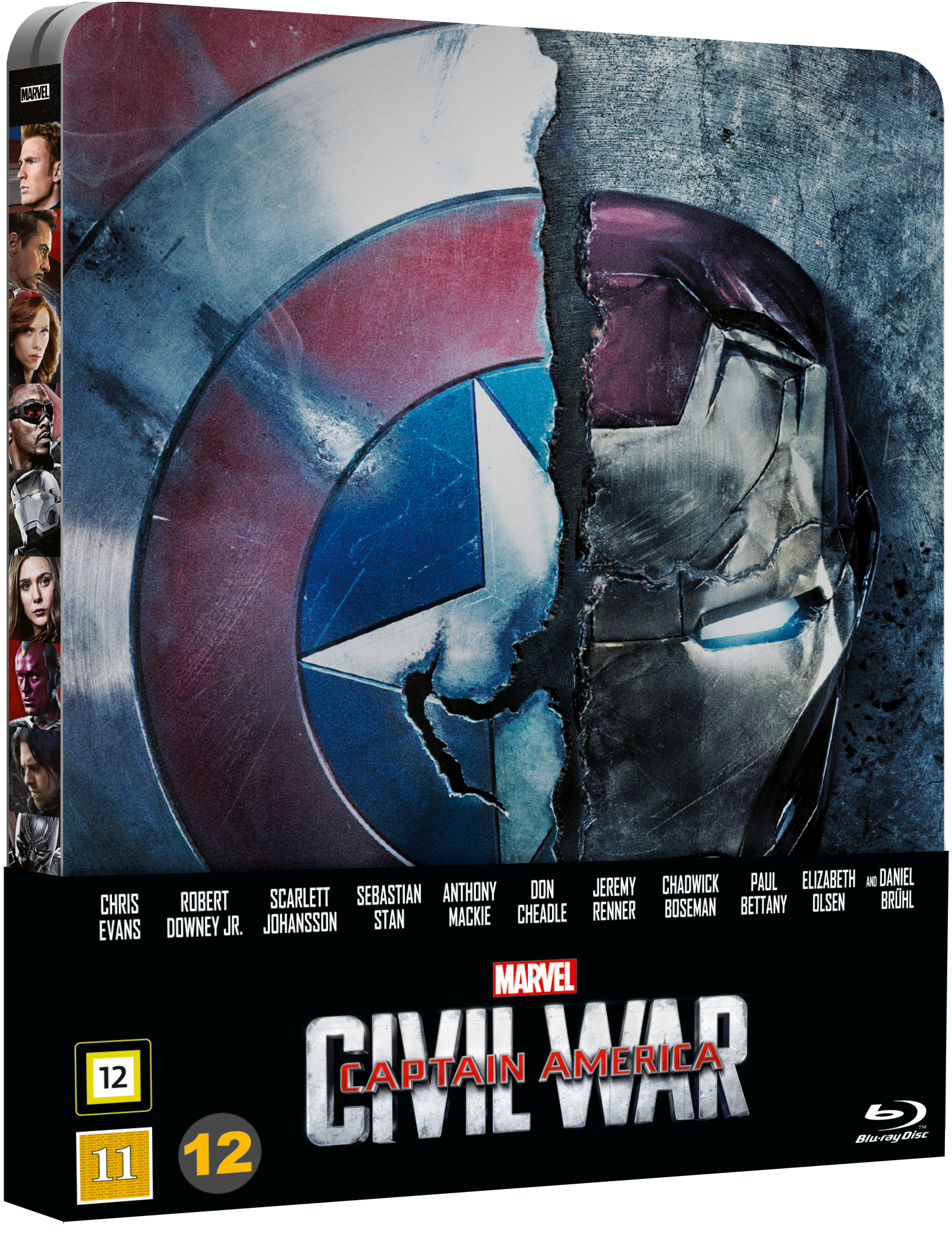 captain america civil war blu ray steelbook