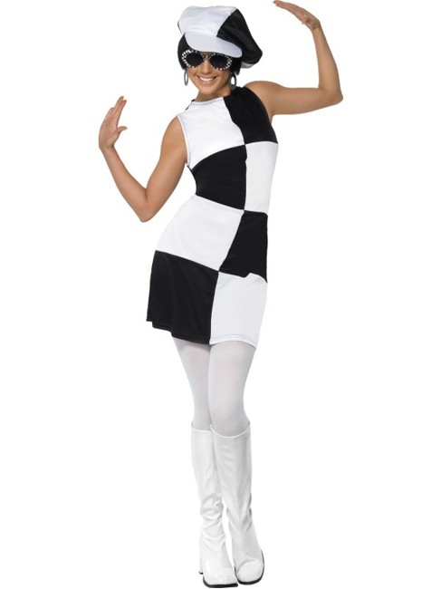 Smiffys - 1960s Party Girl Costume - Medium (21142M)