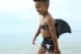 SwimFin - Haifinne svømmebelte for barn - Antrasitt Grå thumbnail-2